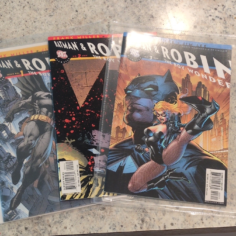 Batman & Robin The Boy Wonder Comic #1-3